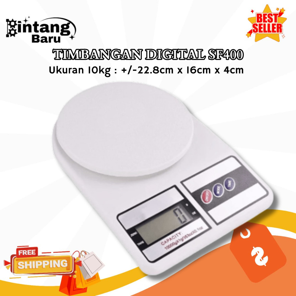 TIMBANGAN DAPUR DIGITAL SF400  TIMBANGAN LCD DIGITAL  DIGITAL SF400 -BB