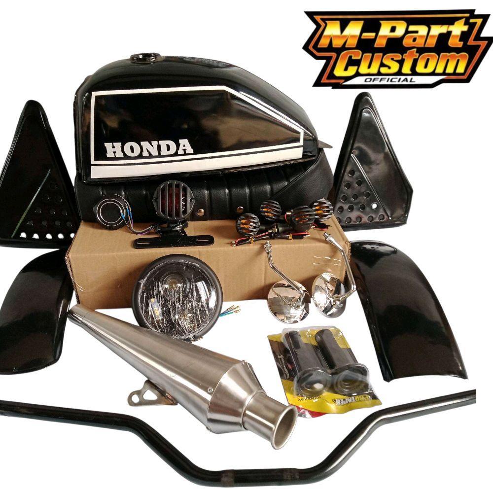 Paket Tangki Motor Paket Full Cat CB200 Body Cat Custom Komplit Murah Pnp Megapro GL CB Scorpio Thun