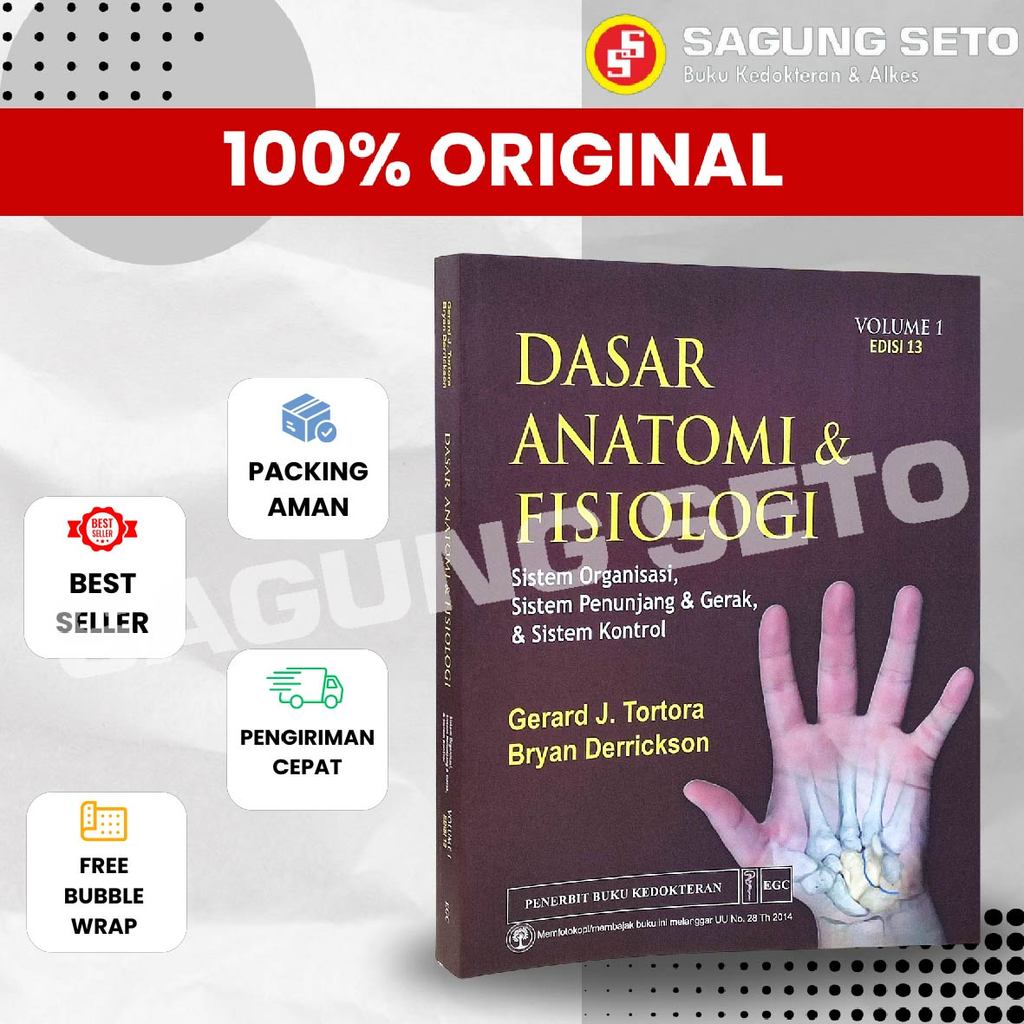 BUKU DASAR ANATOMI DAN FISIOLOGI TORTORA VOL 1 EDISI 13