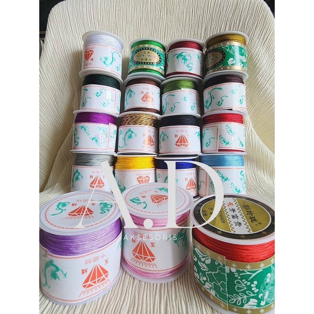 Best seller ECERAN Bahan Benang Gelang Kalung Tali Shambala Giok Cina Nilon SATUAN