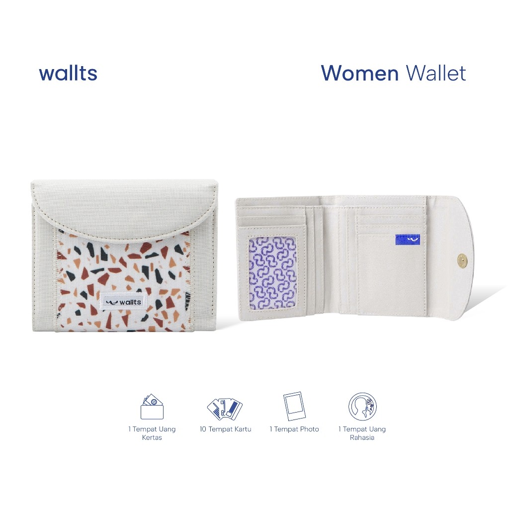 GUARDIASTR Wallts Allegrata - Dompet Lipat Wanita