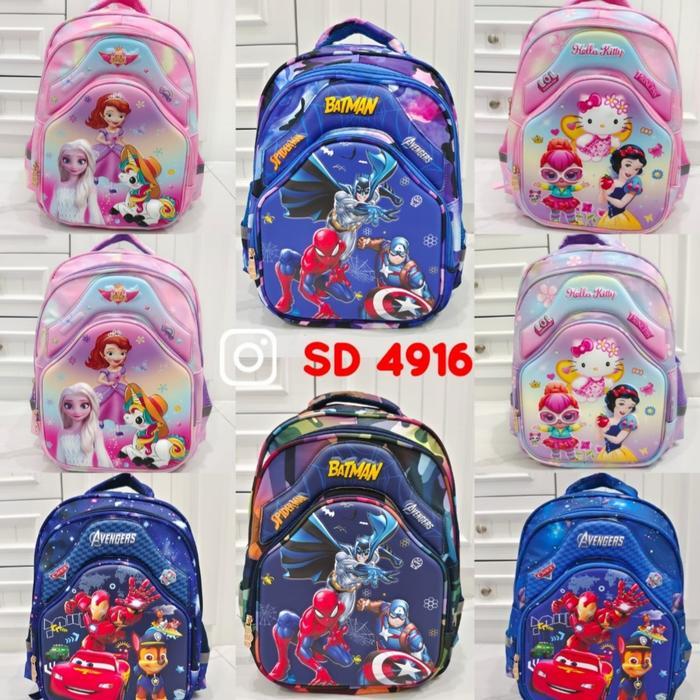 tas ransel timbul karakter HSD 4916 SD