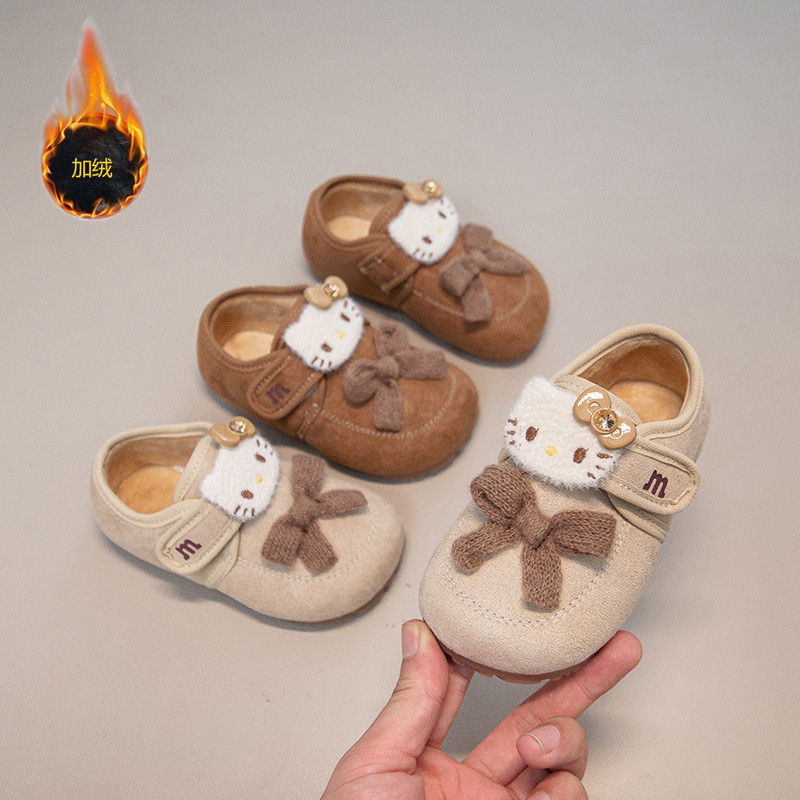 Sepatu anak perempuan, sepatu Birkenstock untuk anak perempuan kecil, sol lembut