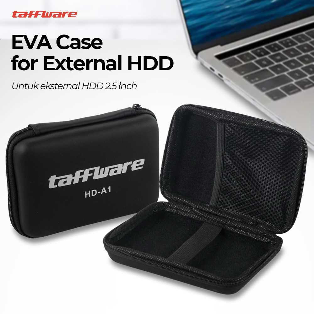 Tas hardisk taffare eva case eksternal anti shock pouch