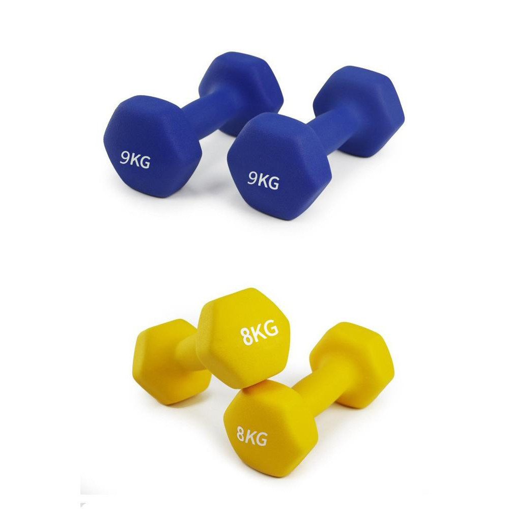 Hot Selling Fitness Dumbbell Set Color Dumbbell Set  Coated Women'S Dumbbell Set