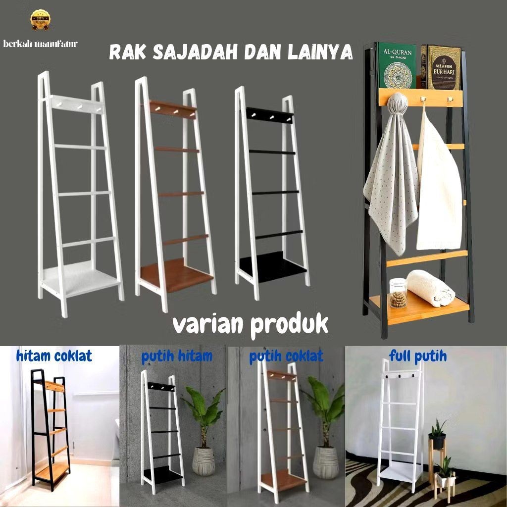 RAK MUKENAH AESTETIC rak mukenah/rak sejadah aesthetic desain mimimalis RAK SAJADAH SKS81 SJI