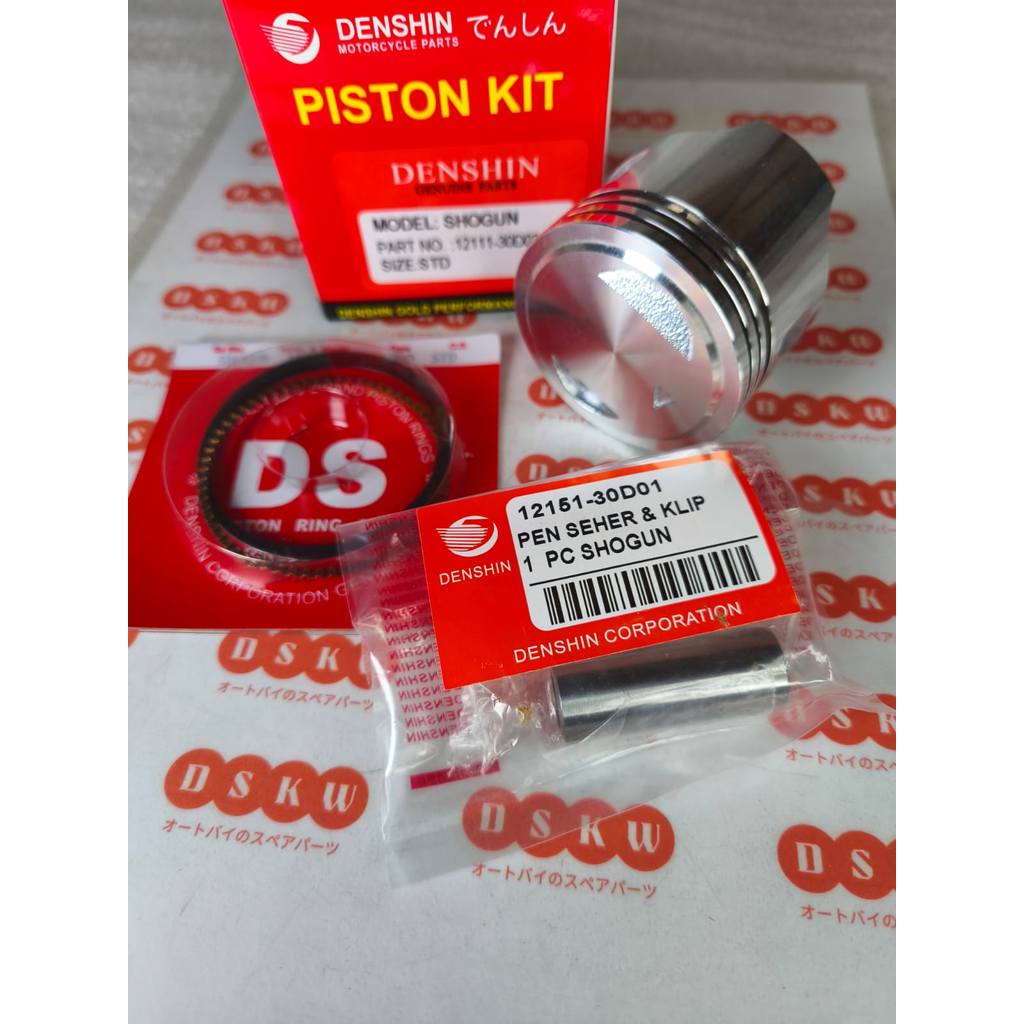 Piston Kit Set Standar STD SHOGUN 110 | SHOGUN 110 R NEW Denshin