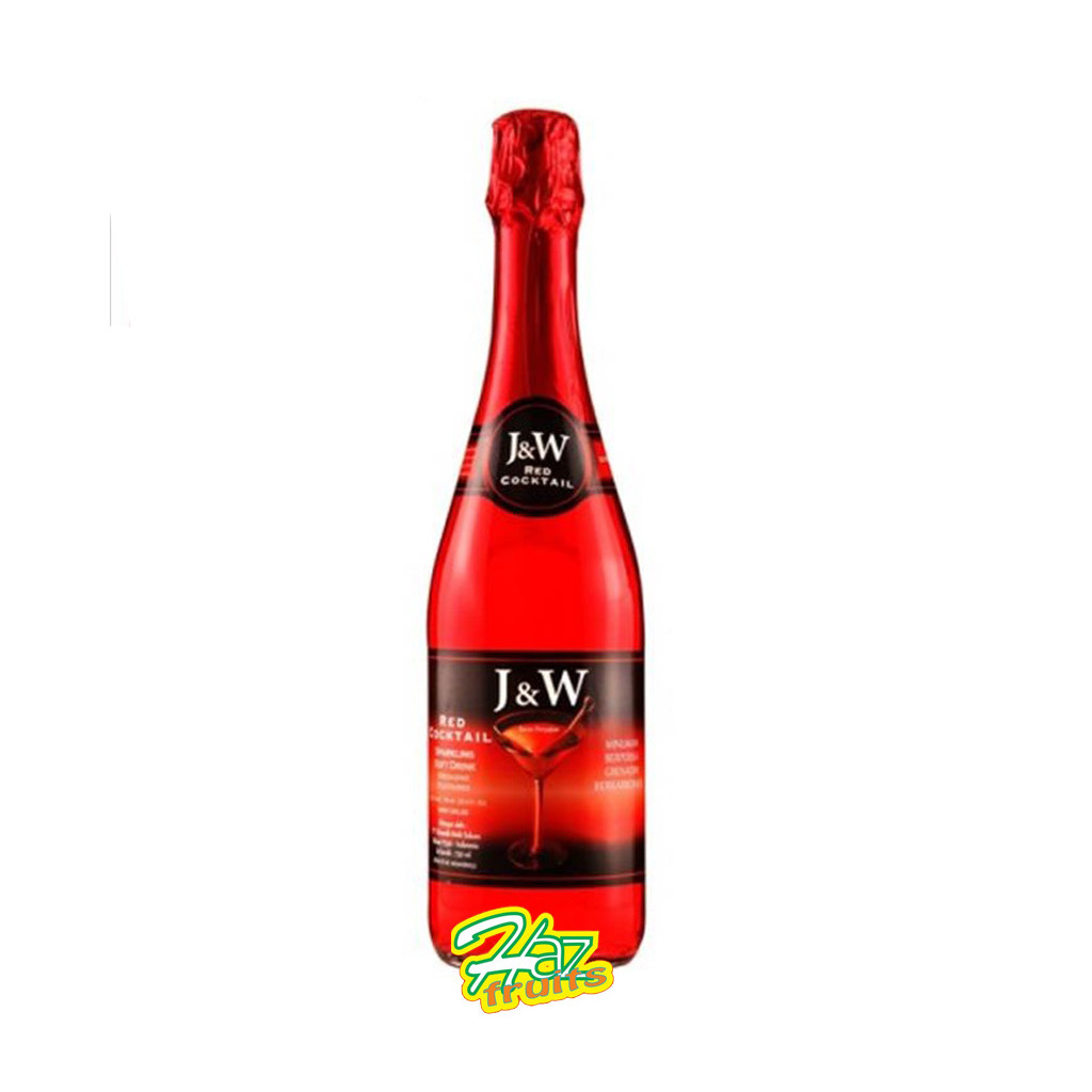 J&W Red Cocktail Sparkling Soft Drink - 750ml