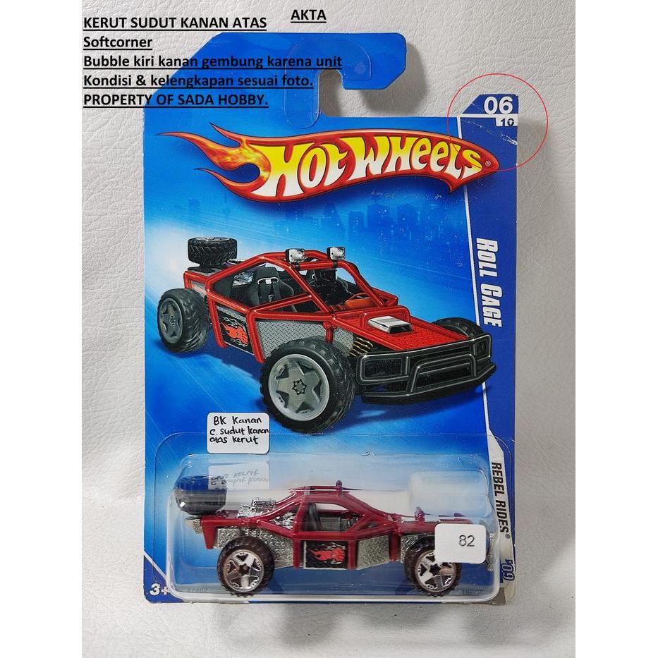 Hot wheels Rebel Rides Roll Cage Red Akta