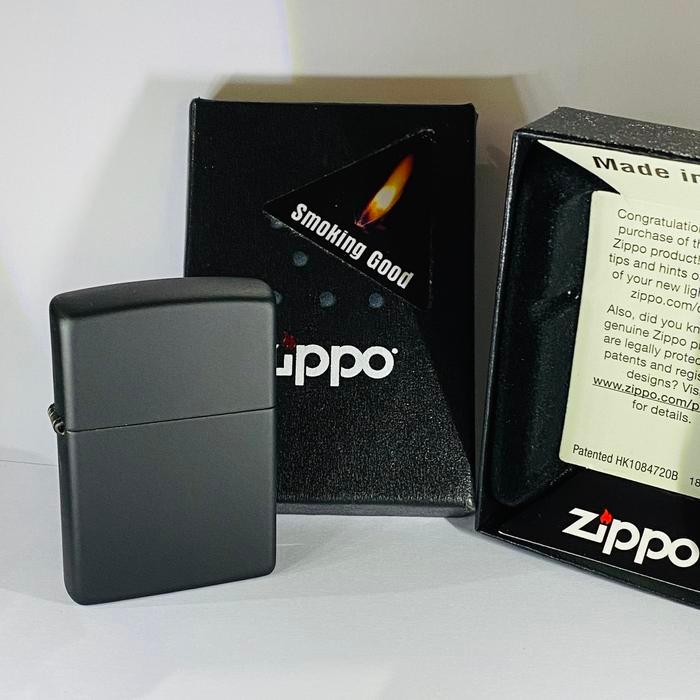 GIFTEMPIRE Original Zippo Black Matte 218 matte