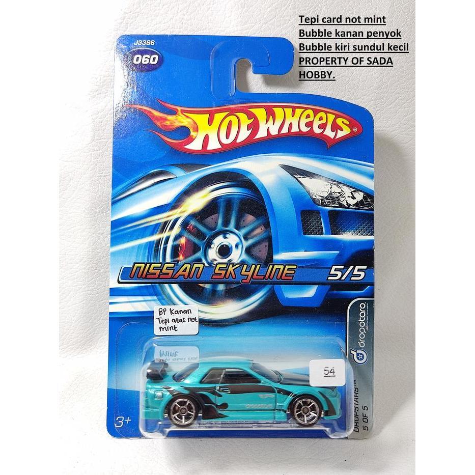 Hot wheels Nissan Skyline GTR R32 Teal