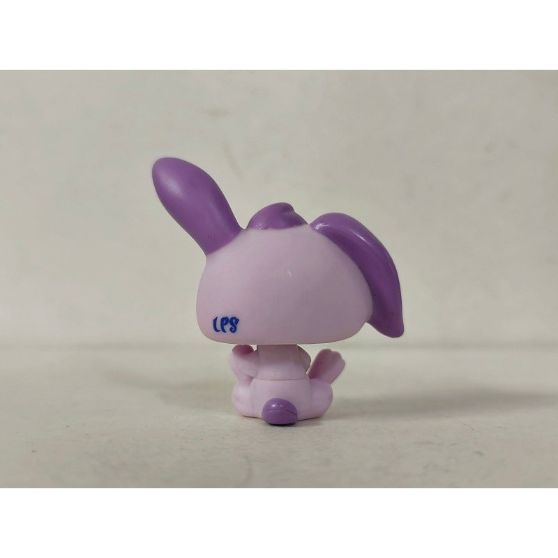 LPS Figure Purple Purple Bunny Brown Eyes #2300 Mini Pet Shop toy