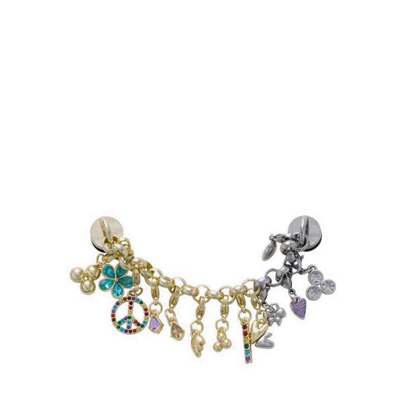 Crocs Gold Silver Adjust Charm Chain Jibbitz