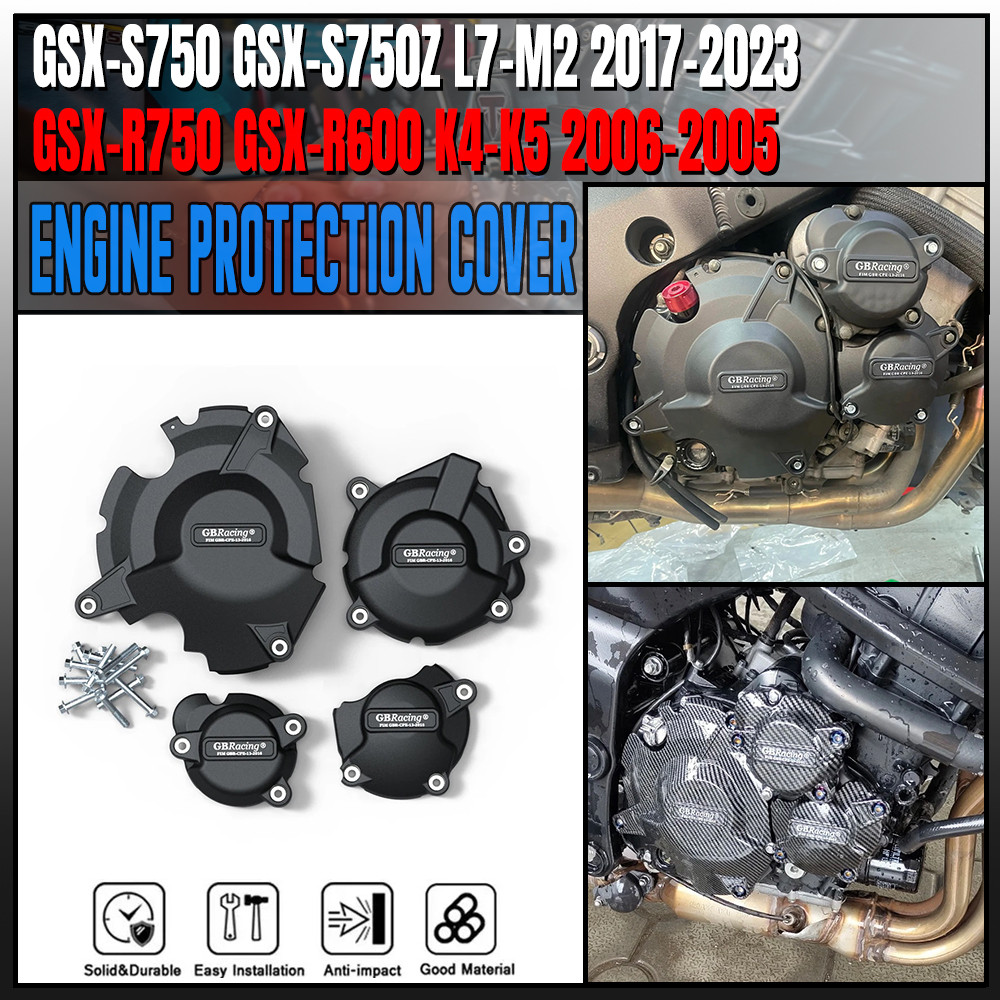 Motorcycles Engine Protection Cover For SUZUKI GSX-S750 GSX-S750Z L7-M2 2017-2023 GSX-R750 GSX-R600 