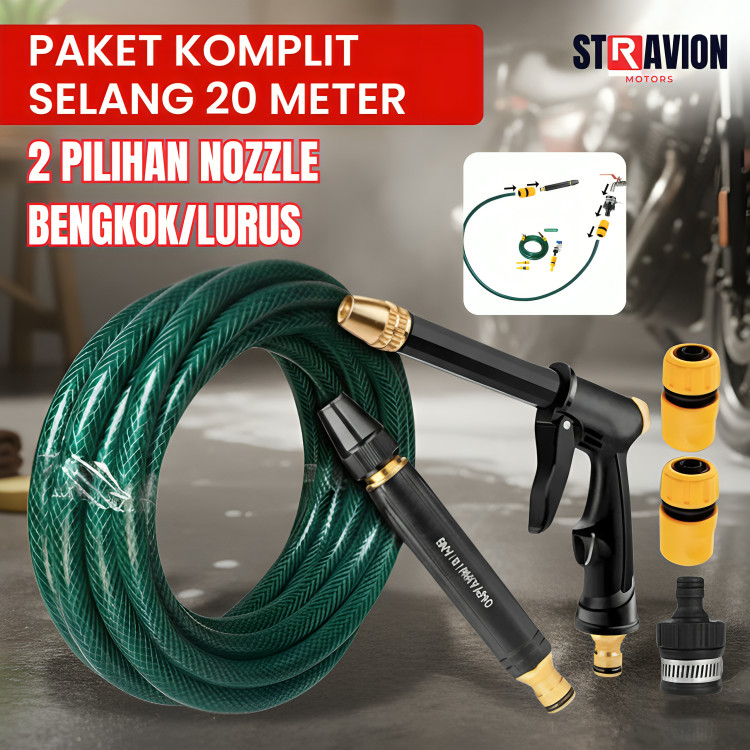 Semprotan Cuci Mobil 20 METER Komplit Semprotan Air Tanaman Selang Cuci Mobil Motor Semprotan Cuci M