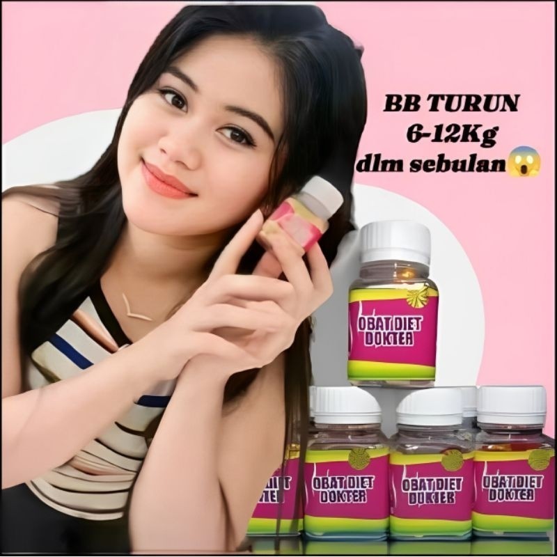 OBAT DIET DOKTER/pelangsing herbal original BPOM isi 30 kapsul