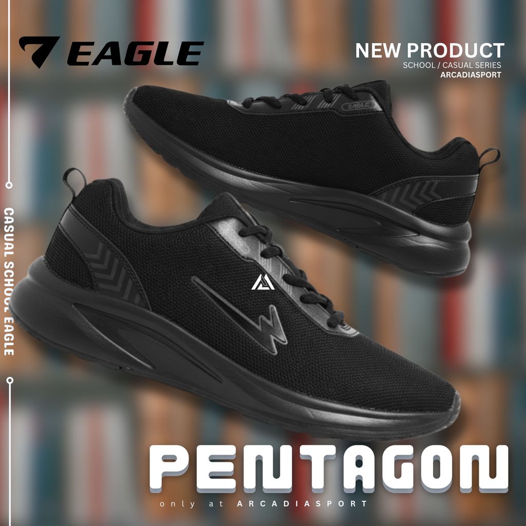 EAGLE PENTAGON SEPATU SEKOLAH EAGLE SEPATU CASUAL ARCADIA SPORT LAMPUNG