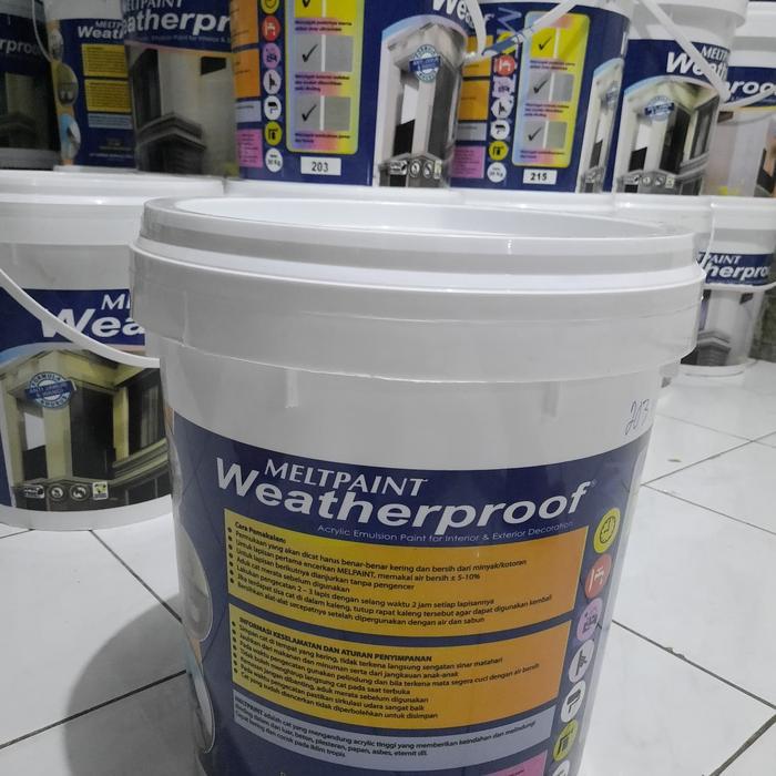 Promo Meltpaint Weatherproof Cat Tembok 20kg Original 100% - Meltpaint