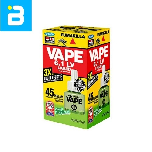 Vape Liquid Fruity Fresh 45 Malam