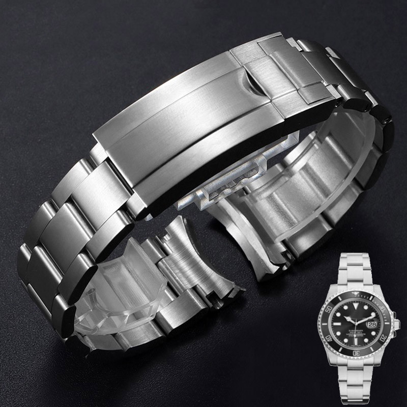 Solid Stainless Steel Watch Band For Rolex Oyster Perpetual Datejust DAYTONA SUBMARINER Luxury Brace