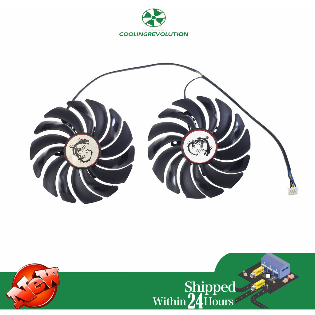 PLD10010B12HH DC12V 4PIN Graphics card fan RX580 RX480 for MSI Radeon RX 480 RX 580