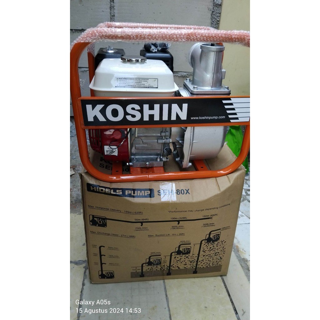 mesin pompa air sawah honda 2"/3" KOSHIN