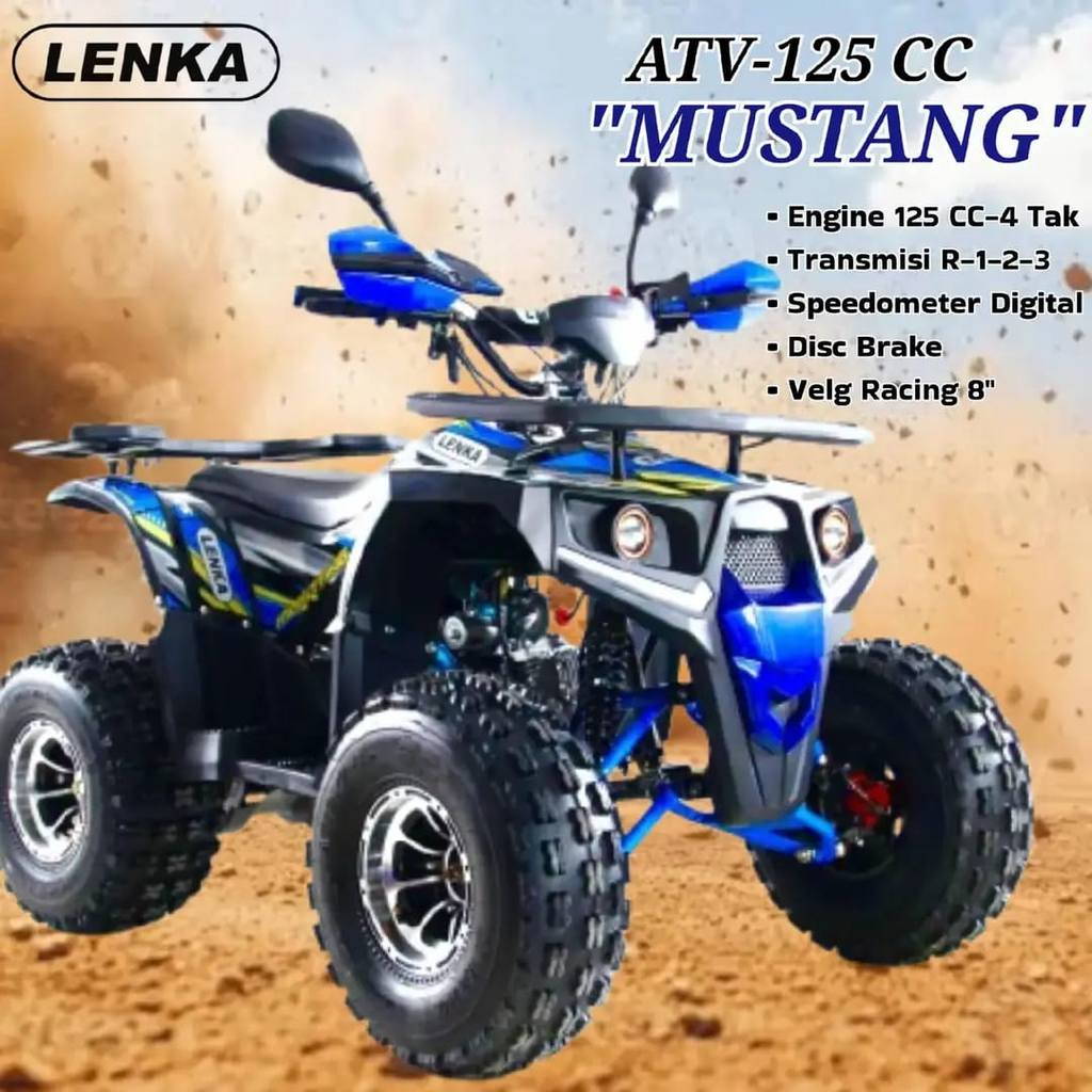 Mobil ATV Bensin Lenka Mustang 125cc