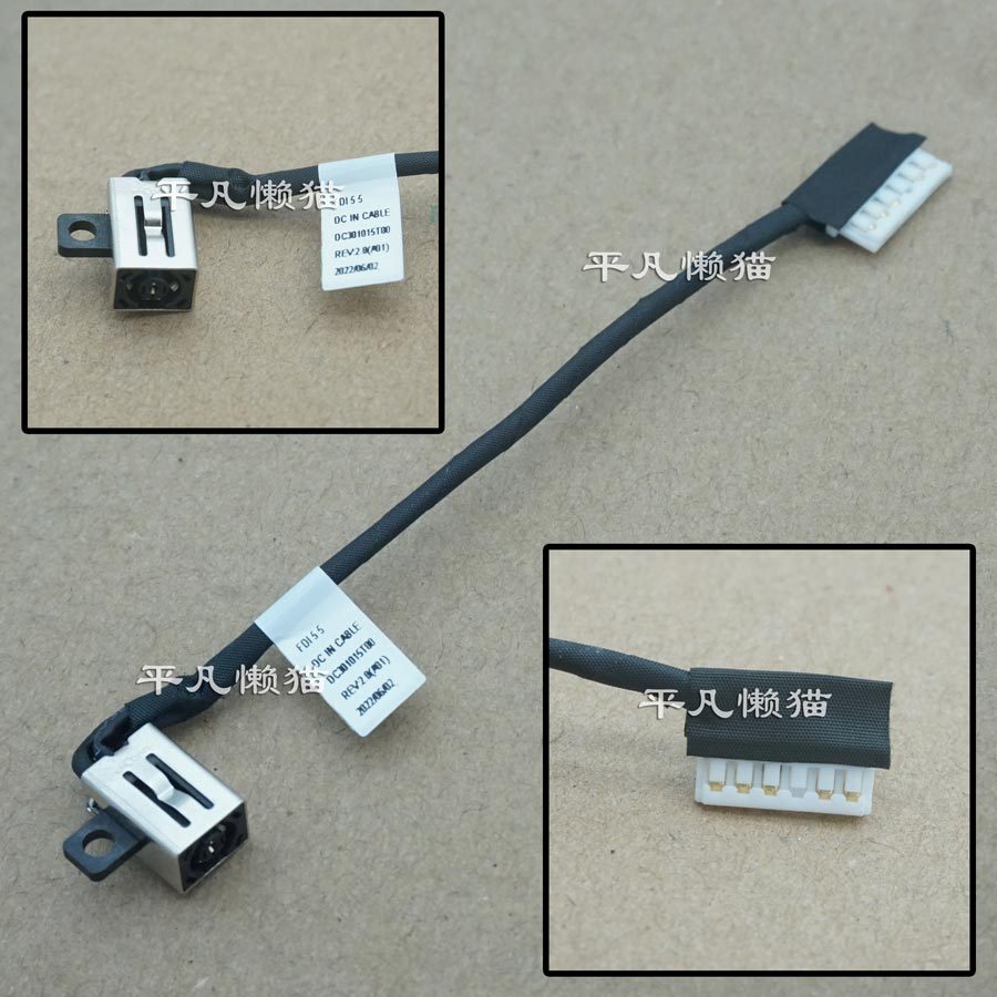 New Laptop DC Power Jack Cable arging Connector Port Plug For Dell Vostro 3510 3400 3401 3500 3501 3