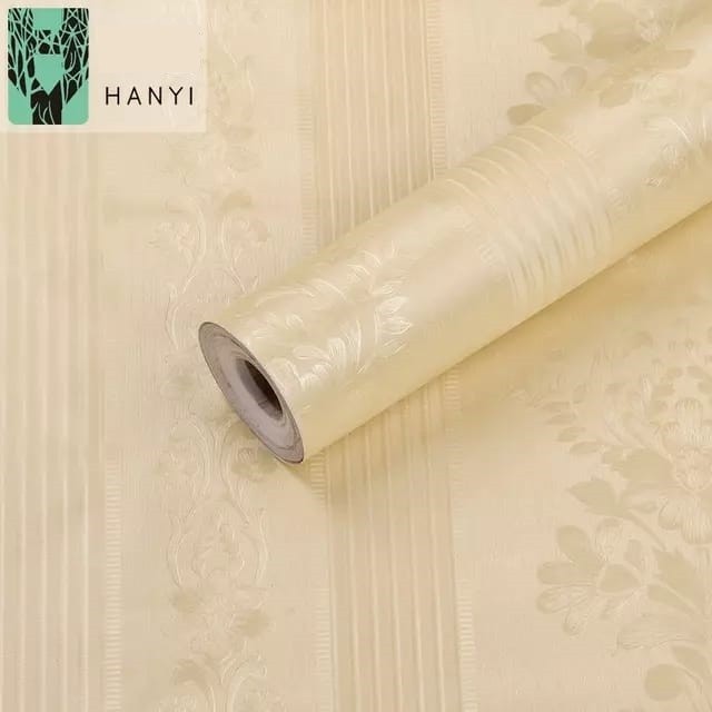 Wallpaper dinding 45 CM X 10 M EMBOS BUNGA KO