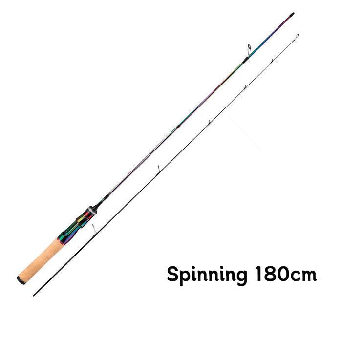 Joran Pancing Ultralight 1.98M 1.80M Joran Spinning & Casting Fishing Rod Tongkat Pancing Ujung Pada
