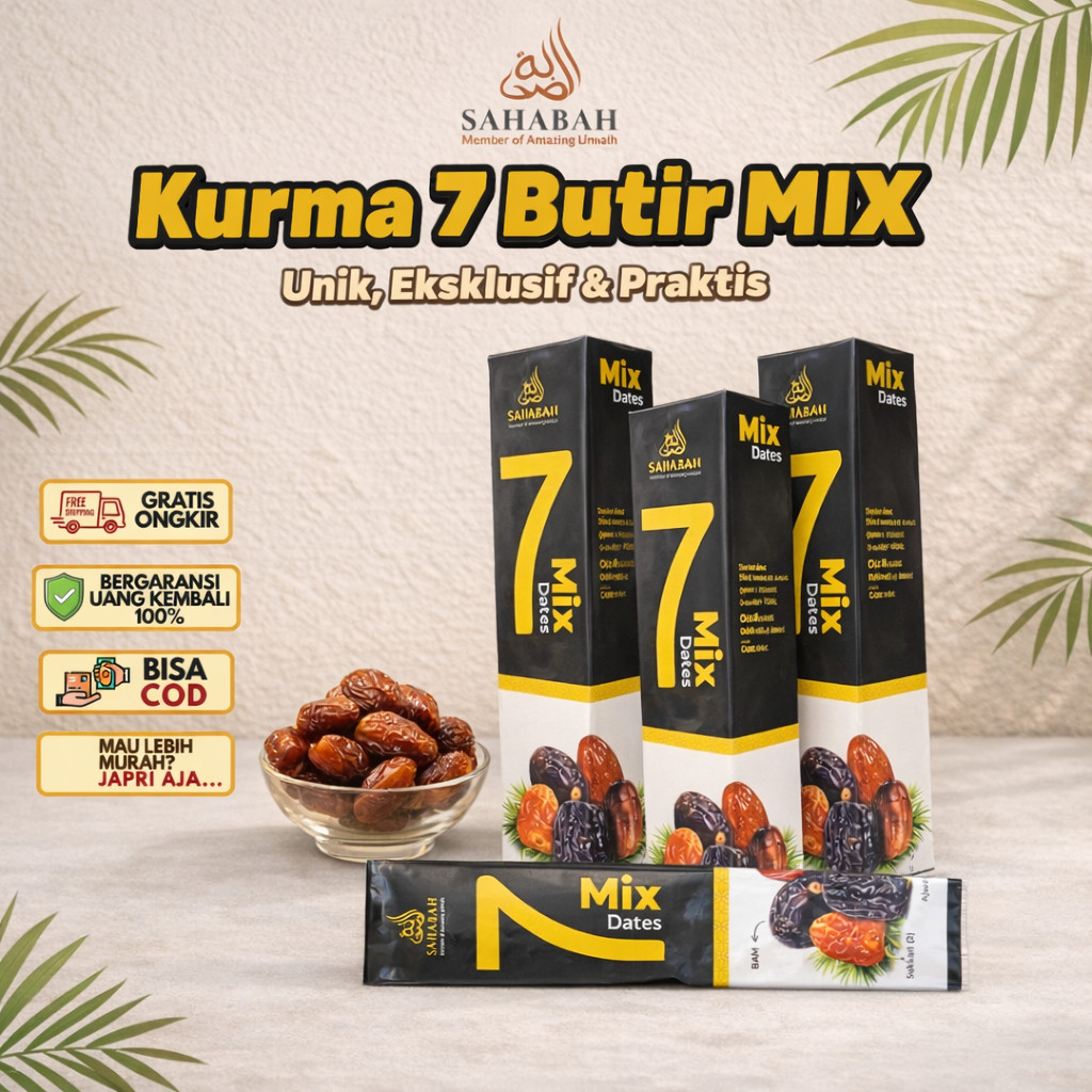 KURMA 7 BUTIR MIX DATES SAHABAH PREMIUM