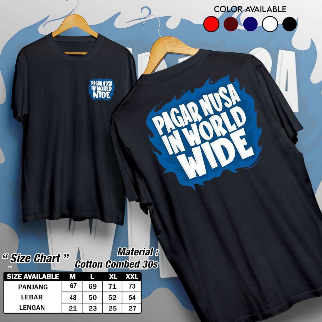 Kaos PAGAR NUSA 1986 PN In World Wide