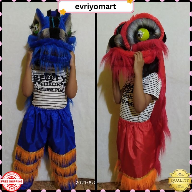 TERLARIS Barongsai anak nyala / Barongsai anak / Mainan barongsai anak / Barongsai mainan anak / Lio