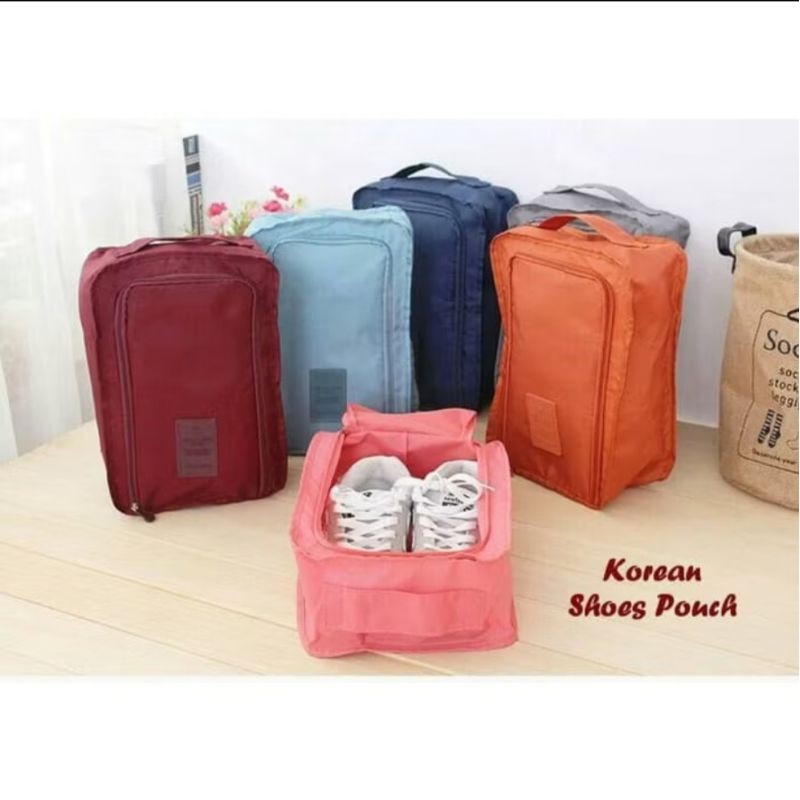 INSTAN DENPASAR Shoes Pouch Travel Tas Sepatu Kecil Pouch Sepatu Kantong Sepatu