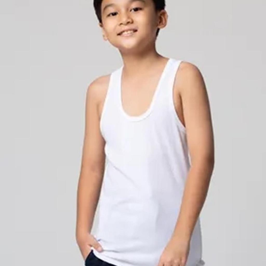 Agree Kids Singlet Remaja SD SMP - Singlet Anak Cowok Cewek Uk L & XL