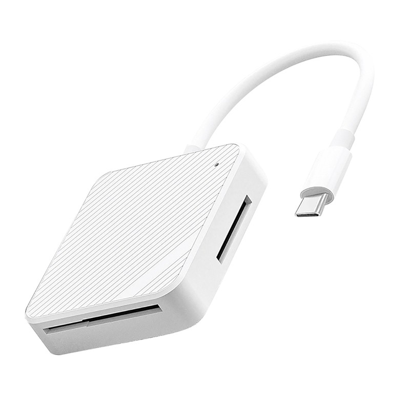 4 In 1 Memory Card Reader Adapter Type C USB-C Smart Mea OTG M2 SD SM XD Card Reader For Android Acc