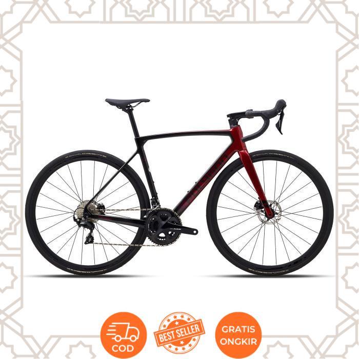 Polygon Strattos S7D [700C] Sepeda Balap Outdoor ACX Frame Full Carbon Fork Shimano 105 2x12 Speed -