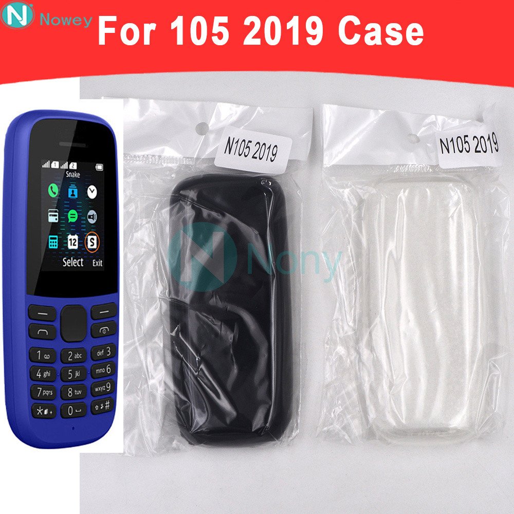 Nowey 105 2019 Case For Nokia 105 109 Mobile Phone Clear Soft TPU Back Case Protection Cover
