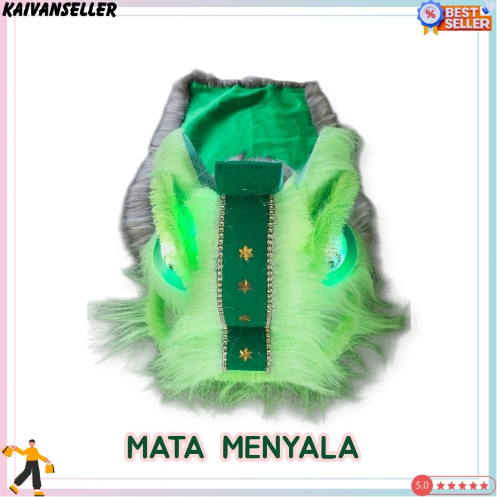 BARONGSAI ANAK KEDIP/BARONGSAI ANAK MATA MENYALA/BARONGSAI USIA 5-12 TAHUN/KEDOK BARONGAN VKS -40