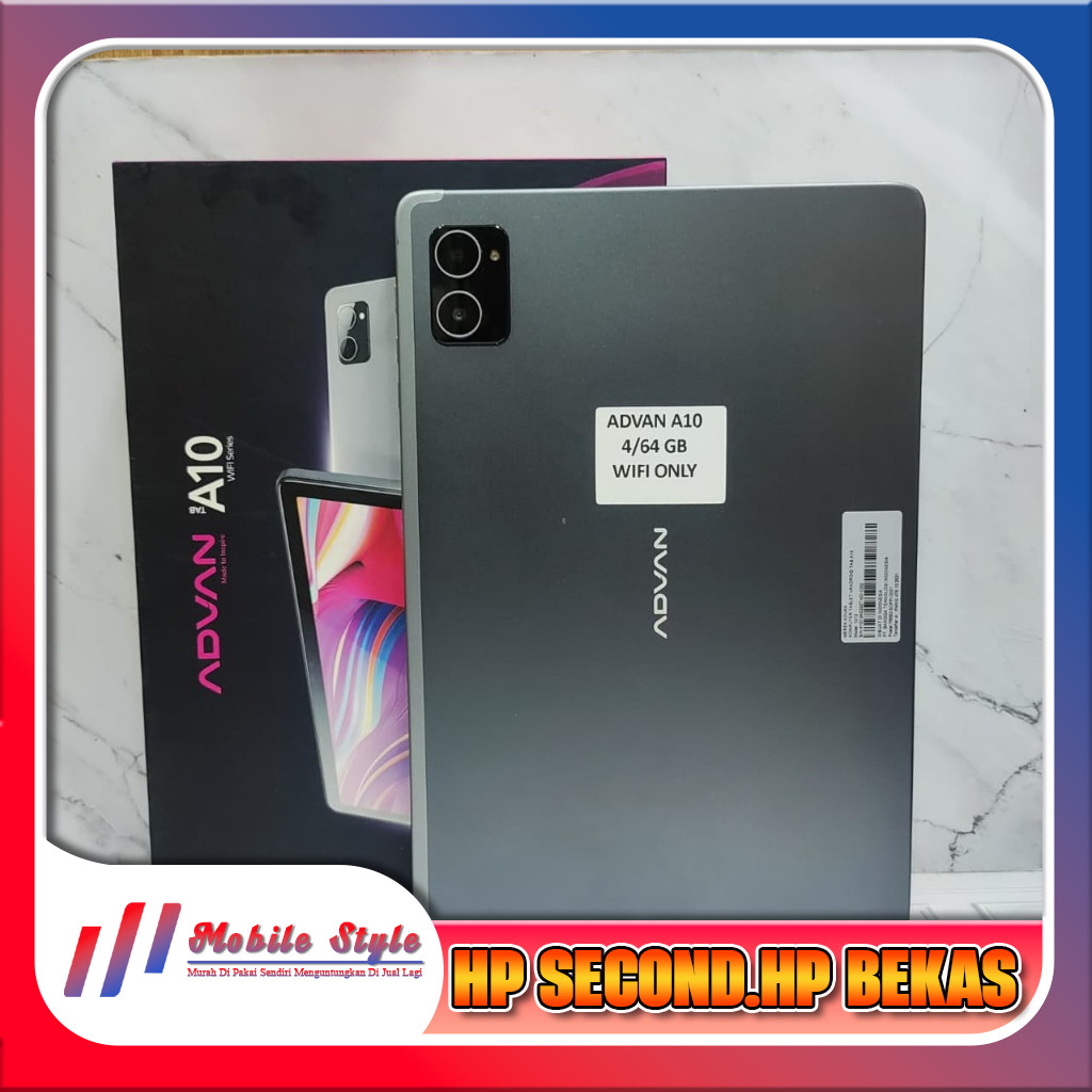 Advan Tab A10 Ram 4 Rom 64GB Second Mobile Style Store