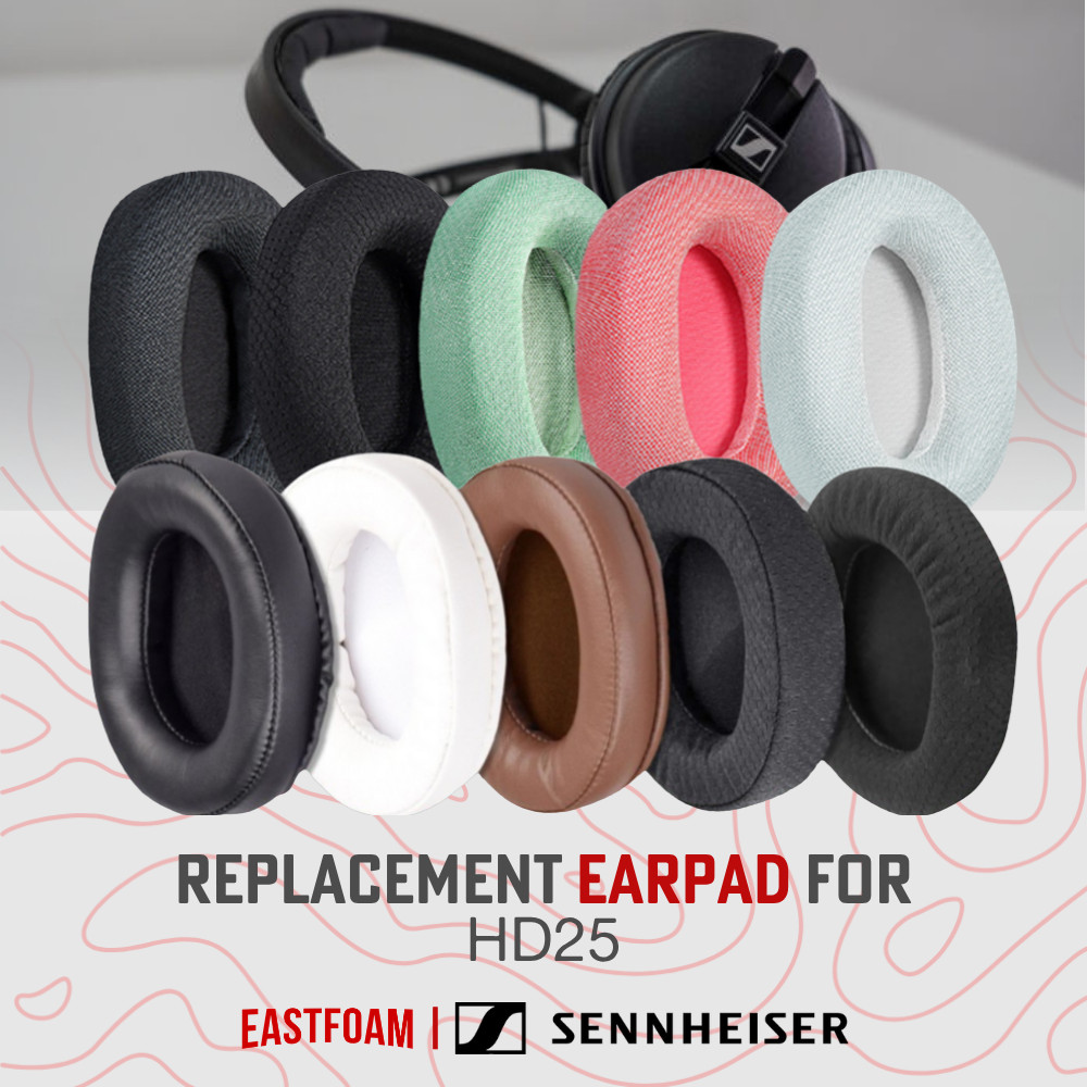 Earcup Earcushion Earpad  Sennheiser HD25 HD 25 HD-25 Busa Bantalan Foam Pad