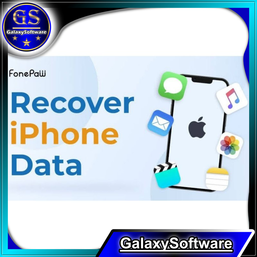 FonePaw iPhone Data Recovery v9.6 2023 Windows [Full Version] pengembali data hp ios apple - bank so