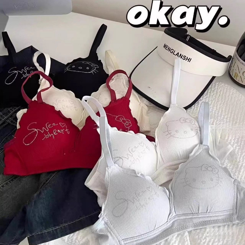 Bra wanita untuk payudara kecil, model tipis untuk menopang jaringan payudara bagian samping.