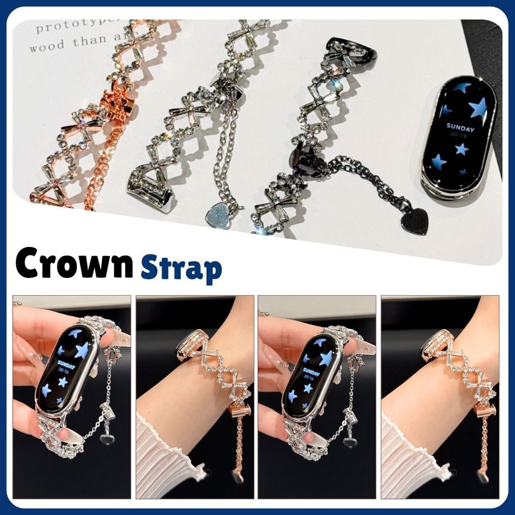 Crown Strap for Huawei Band Xiaomi Band Redmi watch Samsung watch Huawei watch