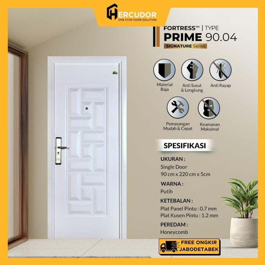 FORTRESS PRIME S - Pintu Kamar / Pintu Utama Baja Premium Fortress PRIME Single 90