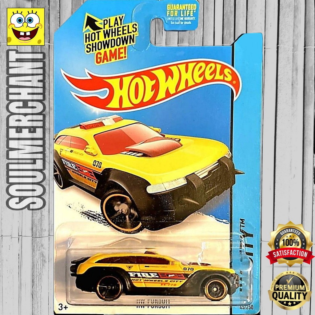 Hot Wheels HW Pursuit Kuning Diecast Mobil Polisi