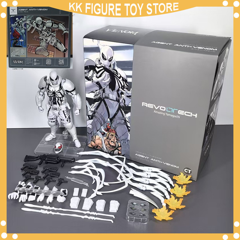 New Ct Toys Agent Anti Venom Figure Kaiyodo Amazing Yamagui Comics Agent Venom Action Figure Model r