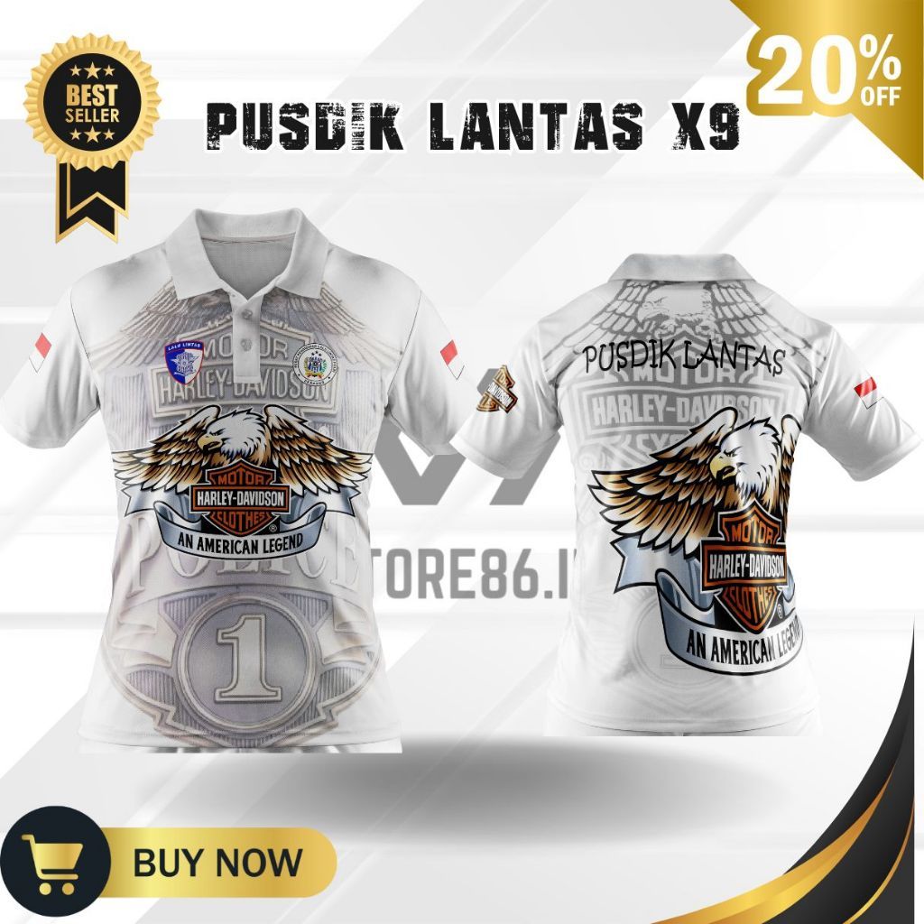 JERSEY PUSDIK LANTAS X9 FULLPRINT SUBLIME / KAOS PUSDIK LANTAS DRIFIT / JERSEY PUSDIK LANTAS / FULL 