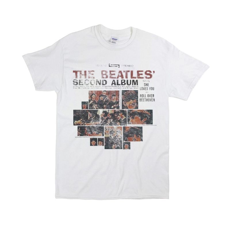 (COD) KAOS / T SHIRT / THE BEATLES / KAOS BAND THE BEATLES SECOND ALBUM