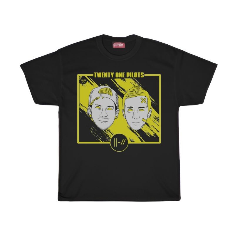 (COD) KAOS / T SHIRT / TWENTY ONE PILOTS / KAOS BAND TWENTY ONE PILOTS STRESSED OUT